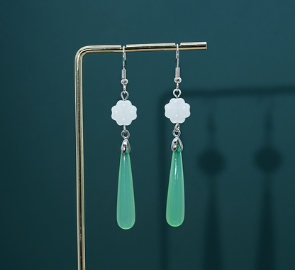 Chinese ethnic style Song Dynasty tassel earrings Chinese style ancient style earrings cool earrings for women