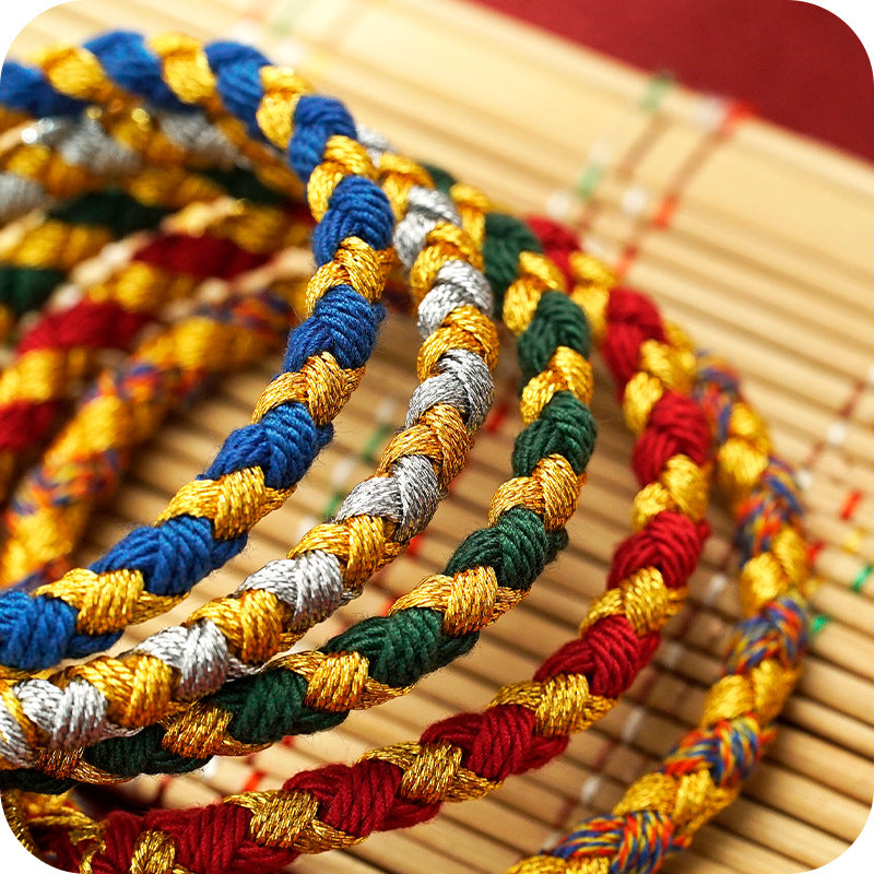 Chinese style ladies bracelet with dragon scale knot hand-woven bracelet