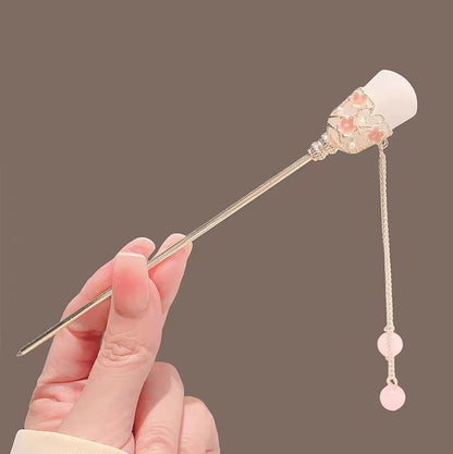 Chinese ancient style hairpin lantern hairpin high-end hairpin Hanfu Chinese style shaking head ornaments for women