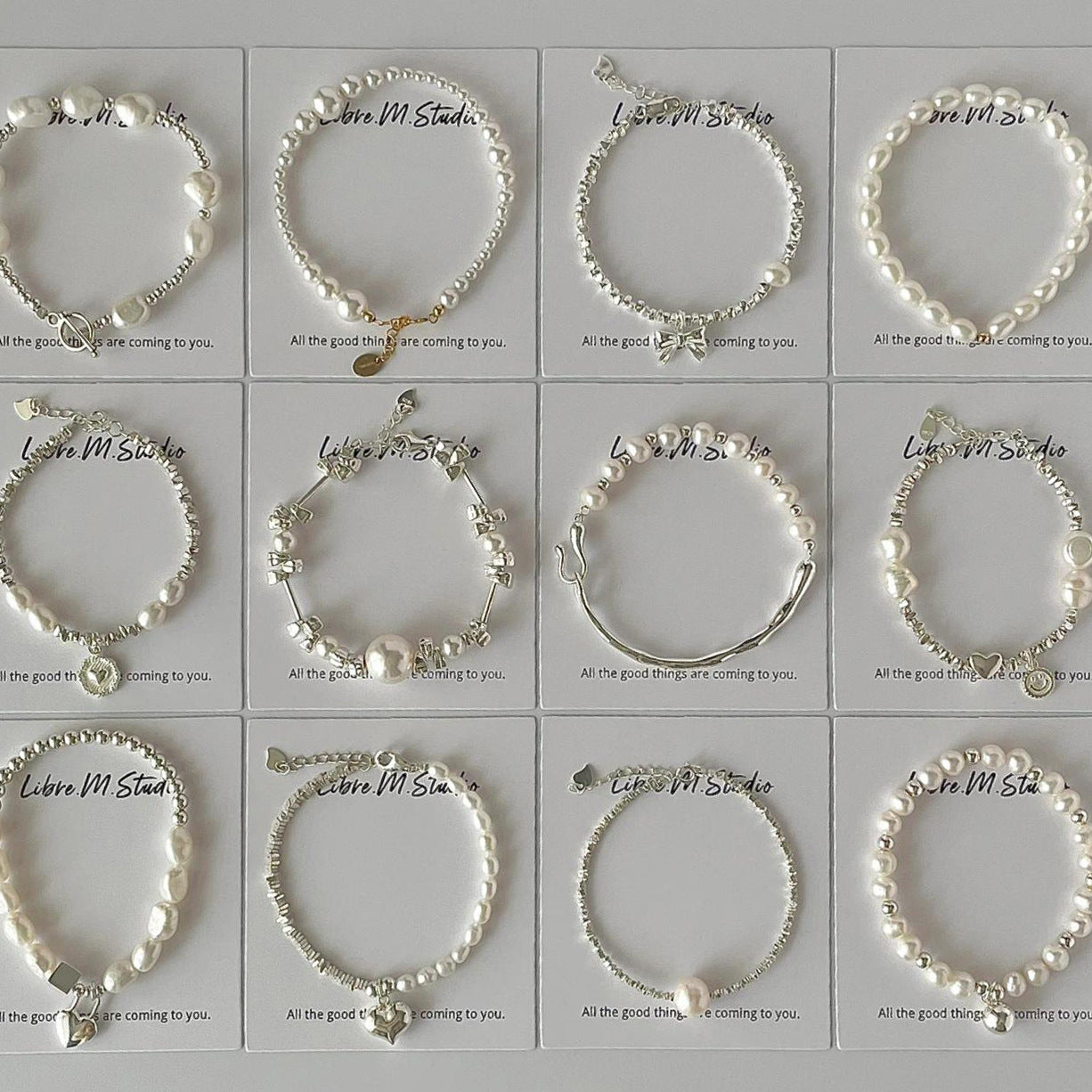 Chinese style natural irregular pearl s925 sterling silver bracelet female beaded silver bracelet