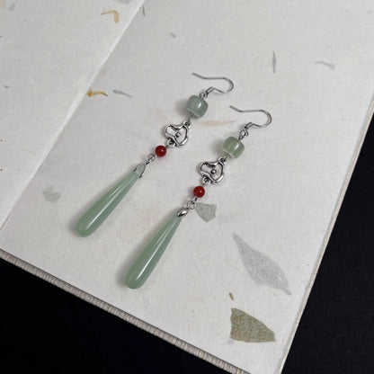 Chinese ethnic style Song Dynasty tassel earrings Chinese style ancient style earrings cool earrings for women