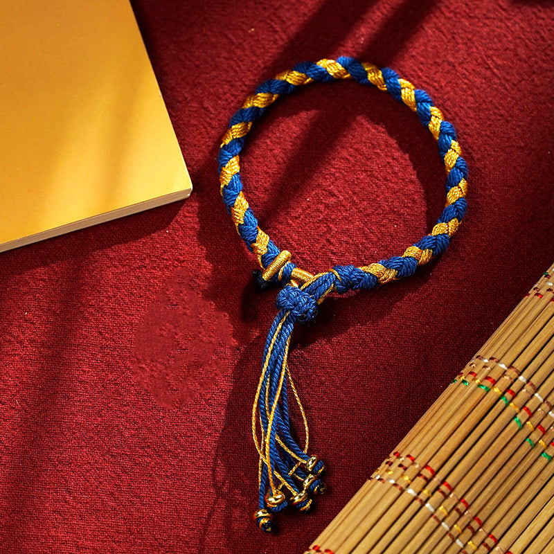 Chinese style ladies bracelet with dragon scale knot hand-woven bracelet