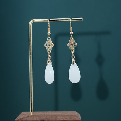 Chinese ethnic style Song Dynasty tassel earrings Chinese style ancient style earrings cool earrings for women