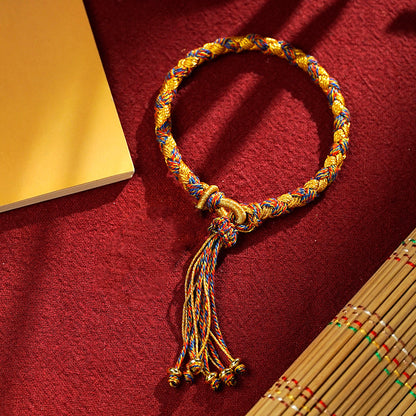 Chinese style ladies bracelet with dragon scale knot hand-woven bracelet