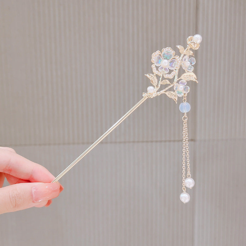 Chinese ancient style hairpin lantern hairpin high-end hairpin Hanfu Chinese style shaking head ornaments for women